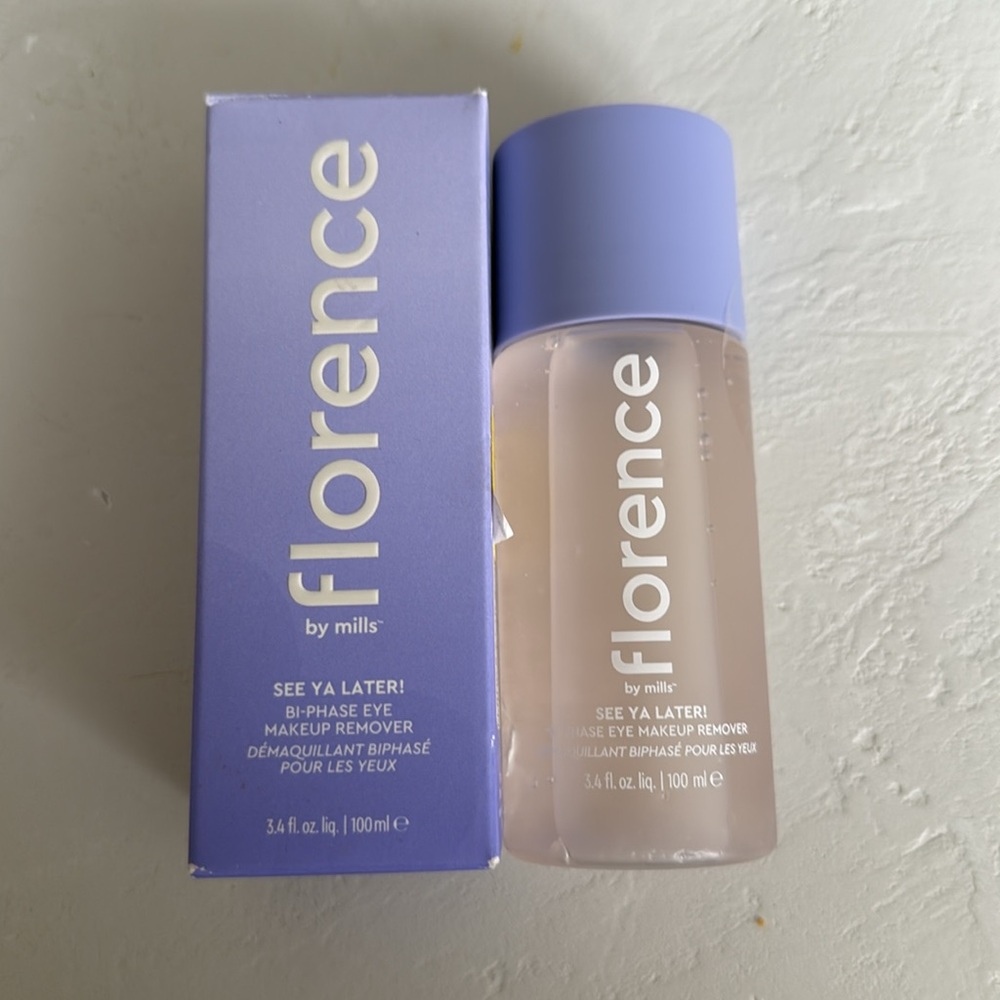 NEW- Florence by Mills See Ya Later! Bi Phase Eye Makeup Remover